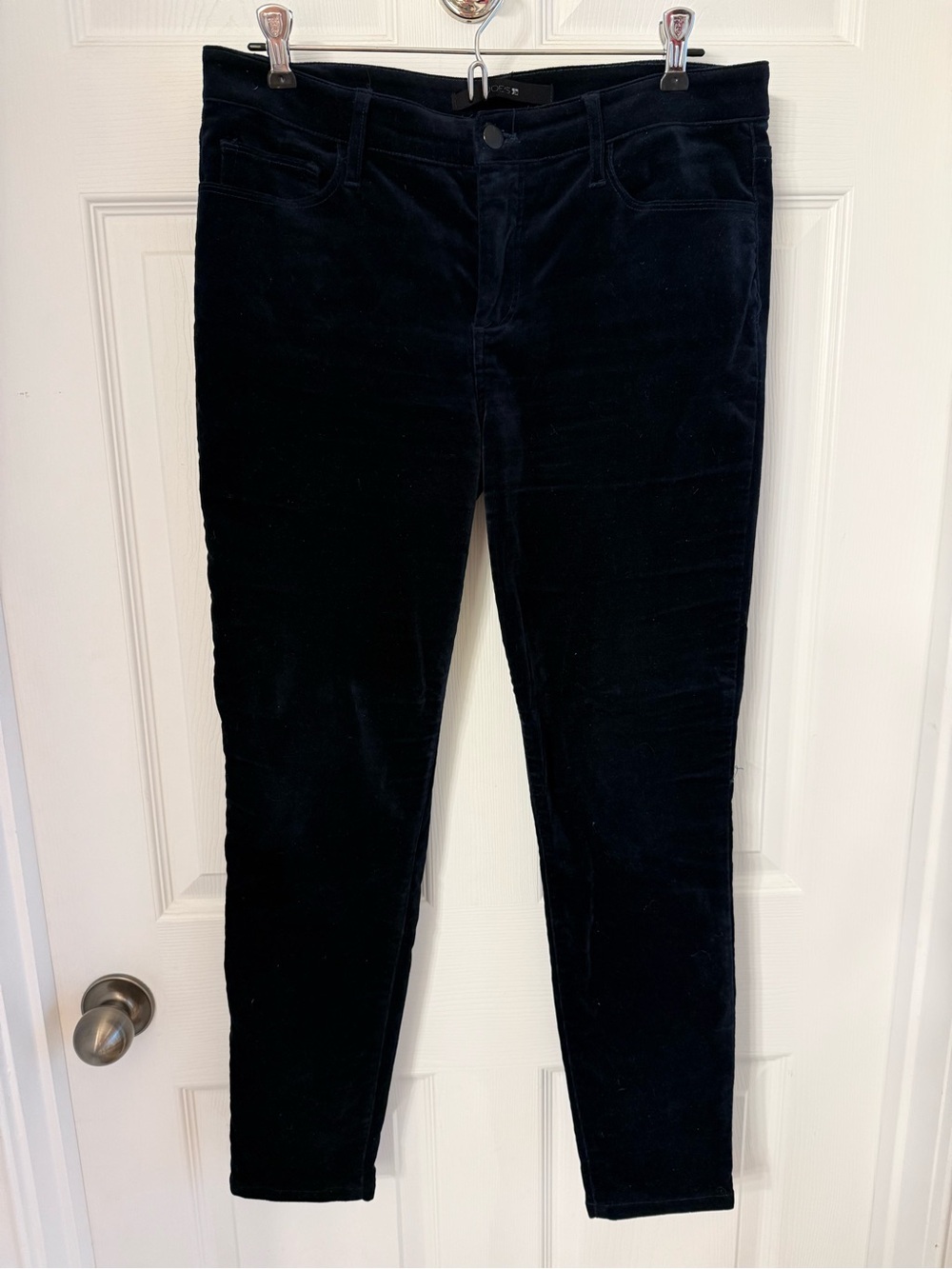 Joe's Jeans Women's Skinny Velvet Jeans in Navy size 29